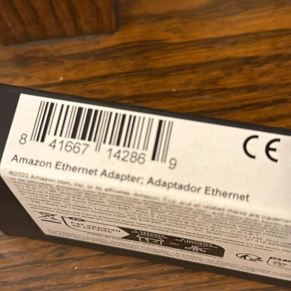 Lot of 3 Amazon Ethernet Adapters with USB Cable things